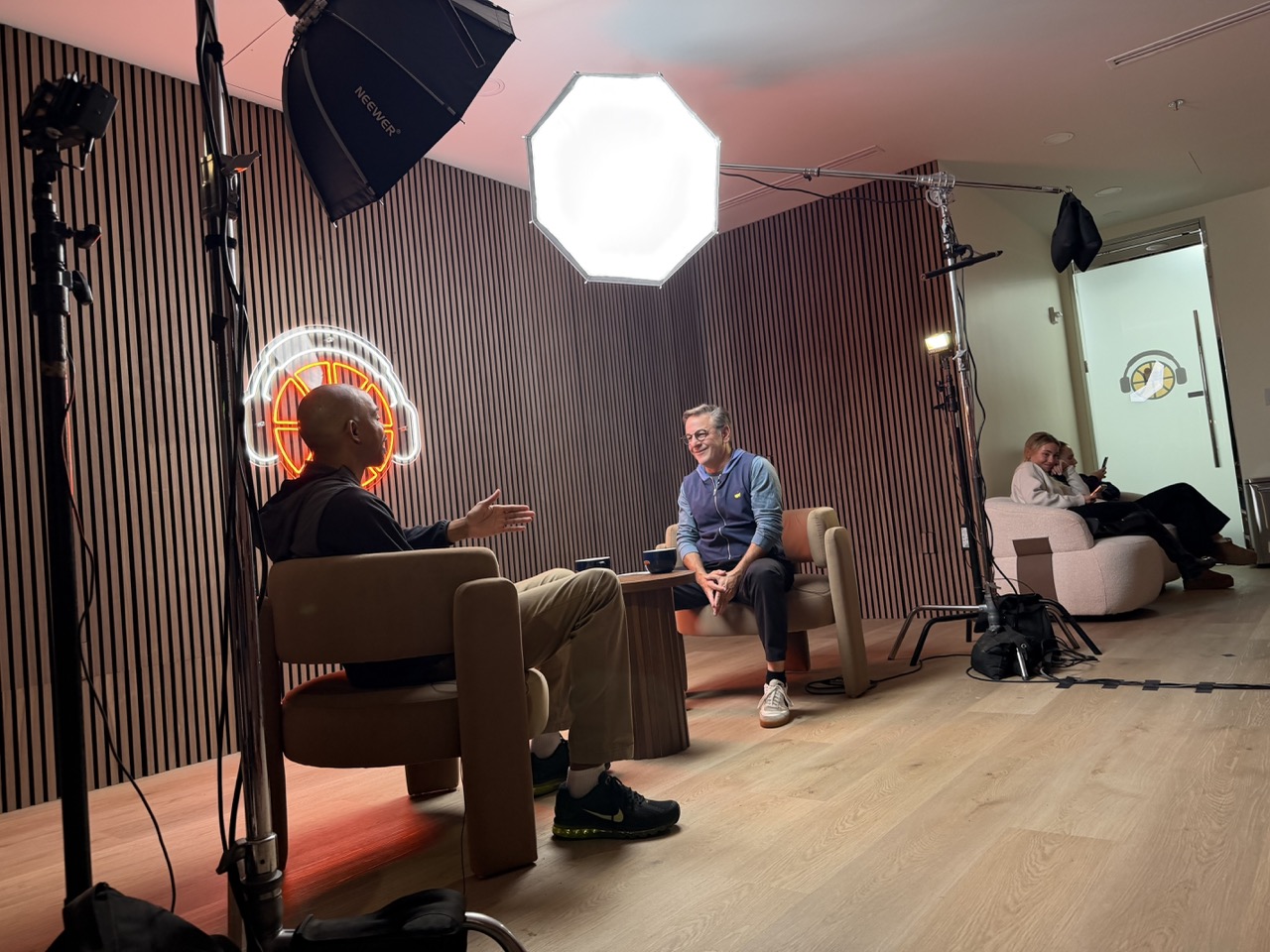 Courtside with Marc interview studio